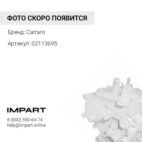 02113695 ТНВД 02113695 Carraro
