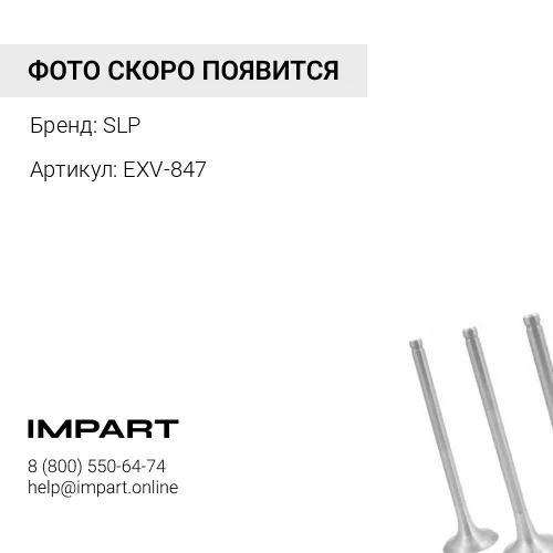 EXV-847 клапан выпускной EX 45° 41x10x171.5 G420 EURO4 24V SLP