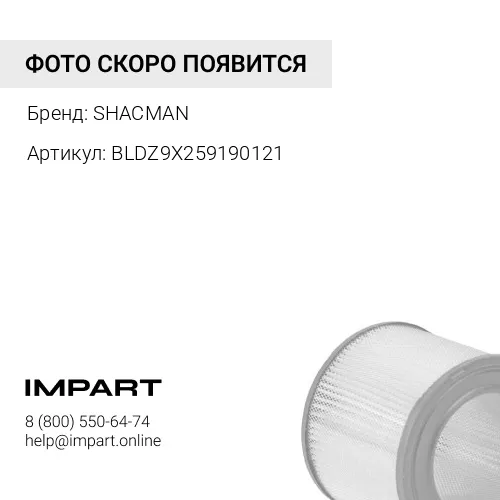 BLDZ9X259190121 Фильтр воздушный Shacman X6000 оригинал комплект BLDZ9X259190121 SHACMAN