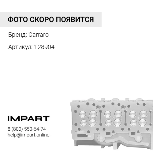 128904 Шкворень поворотный 128904 Carraro