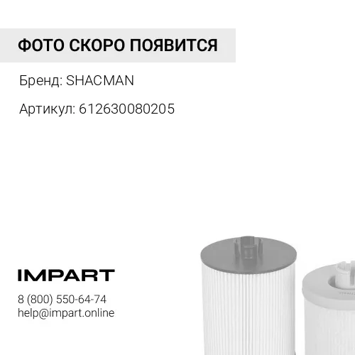 612630080205 Фильтр топливный Евро3 грубой очистки SHACMAN