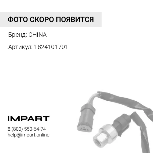 1824101701 Датчик давления масла ДВС Isizu 4HK1/6HK1 1824101701