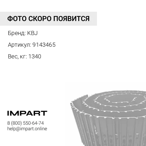 9143465-KBJ ГУСЕНИЦА В СБОРЕ 47 ЗВ 600 ММ (3G) KBJ