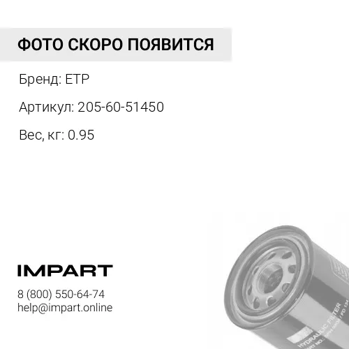 205-60-51450 Сетчатый фильтр ETP