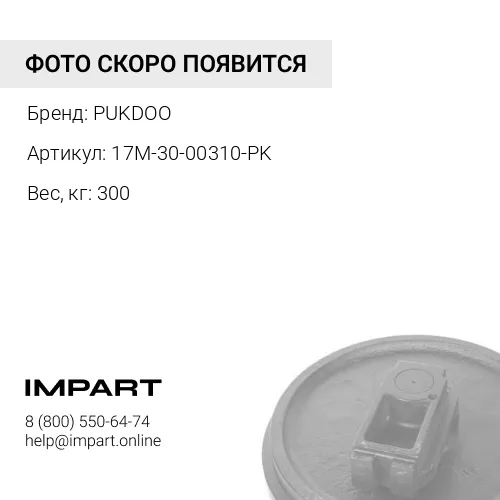 17M-30-00310-PK КОЛЕСО НАПРАВЛЯЮЩЕЕ