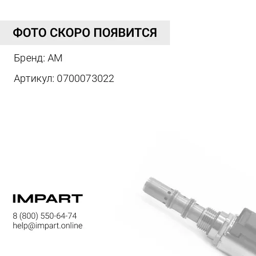 0700073022 Кольцо круглого сечения клапана перепускного 07000-73022
