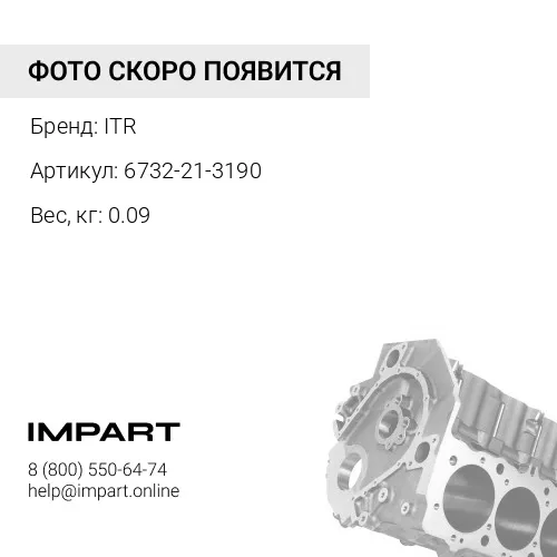 6732-21-3190 Заглушка ТНВД крышки лобовой ITR