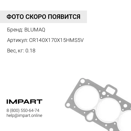 CR140X170X15HMS5V Уплотнение BLUMAQ