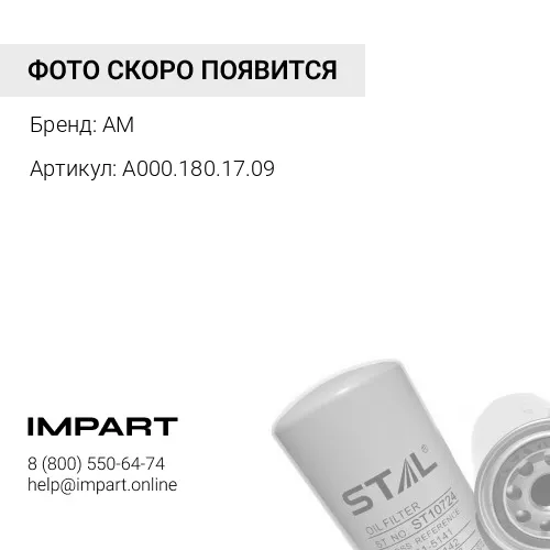 A000.180.17.09 Фильтр масляный OE0017 A000.180.17.09