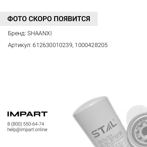 612630010239, 1000428205 Фильтр масляный, WP12 WP13 SHAANXI