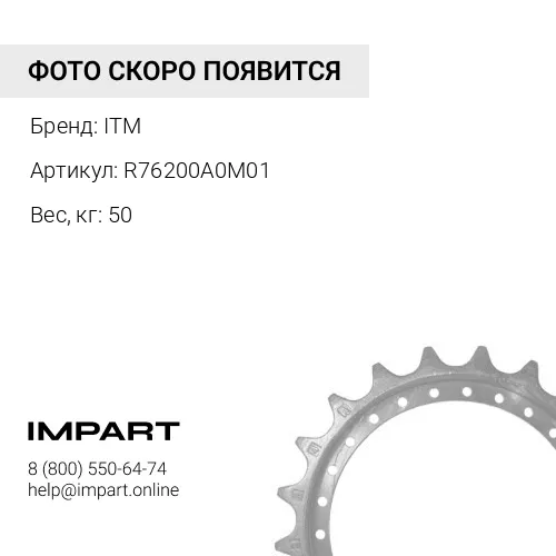 R76200A0M01 ЗВЕЗДОЧКА 1018740 ITM