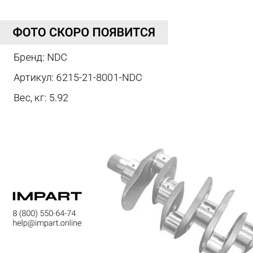 6215-21-8001-NDC ПОДШИПНИК СКОЛЬЖЕНИЯ В СБОРЕ NDC
