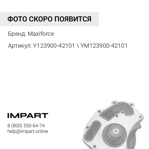 Y123900-42101 \ YM123900-42101 Насос водяной 123900-42101 / Y123900-42101 /YM123900-42101 Maxiforce