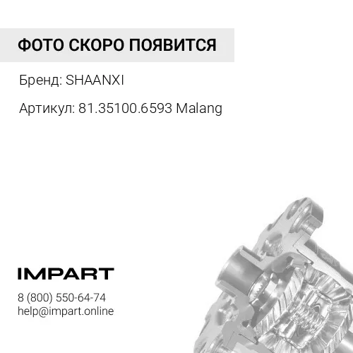 81.35100.6593 Malang Дифференциал межосевой F3000/A7/(T5G нужна муфта) в сборе (AZ9981320136/81.3510 SHAANXI