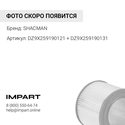 DZ9X259190121 + DZ9X259190131 Фильтр воздушный X6000 SHACMAN