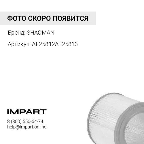 AF25812AF25813 Фильтр воздушный 3250 WP10 SHAANXI DZ9118190230-X SHACMAN