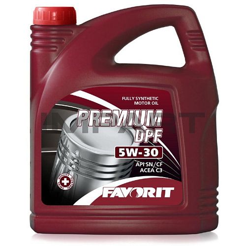 Масло моторное Favorit Premium DPF SAE 5W-30 (4 л)