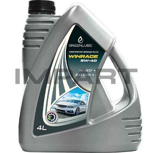 Масло моторное Greenlube Winrace 5W-40 SN/CF; ACEA A3/B4 (4 л)